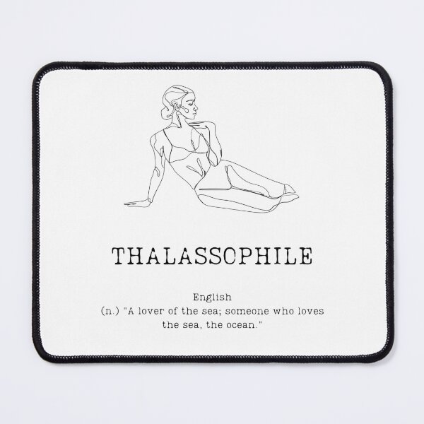 Item preview, THALASSOPHILE - "A lover of the sea" designed and sold by BookberryGarden.