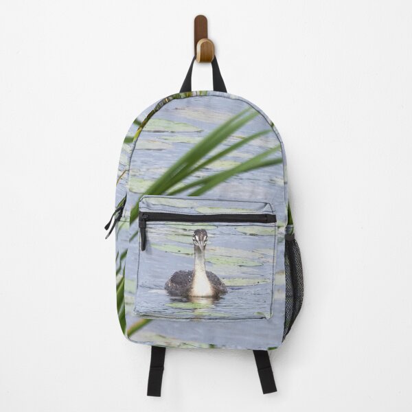 Item preview, On a windy day. Young Great crested grebe designed and sold by Jouko Lehto Photography.