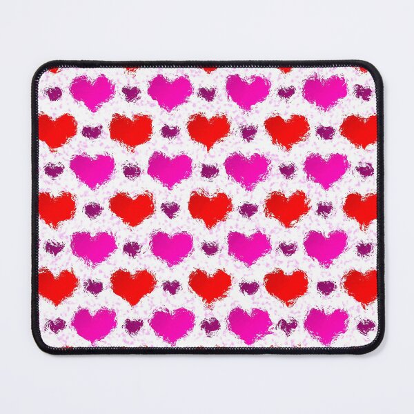 Item preview, Pretty Pink and Red Painted Love Hearts designed and sold by MarkUK97.