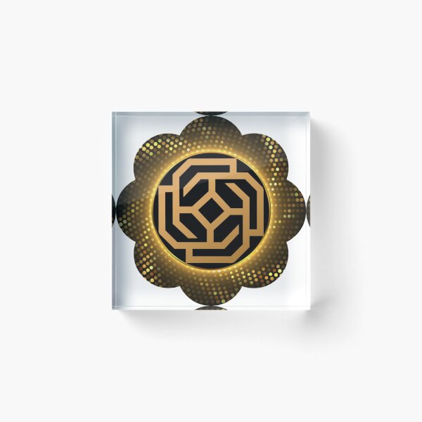 Item preview, Lux branded Logo design Diamond flower pattern designed and sold by SKMAXX.