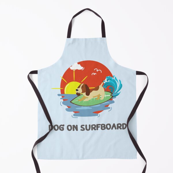 Item preview, Dog on surfboard - Summer dogs, summer lovin' pet funny designed and sold by GenChi.