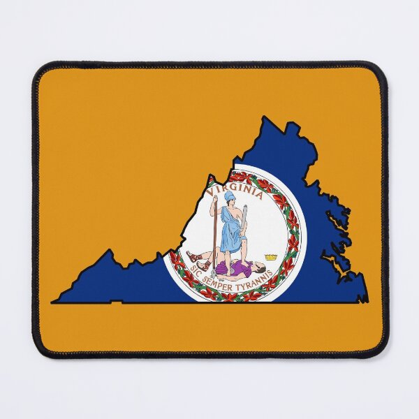 Item preview, U.S. STATES FLAGS/OUTLINES - VIRGINIA designed and sold by WOOFANG.