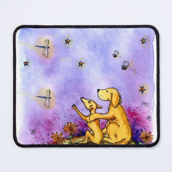 Item preview, Summer Nights, Two dogs, pointing at the Stars, designed and sold by al hayball.