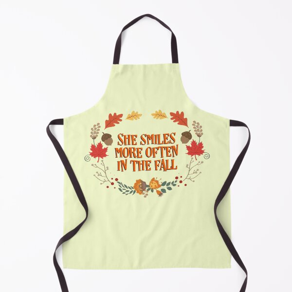 Item preview, She Smiles More Often In The Fall, Quote designed and sold by MJDezigns.