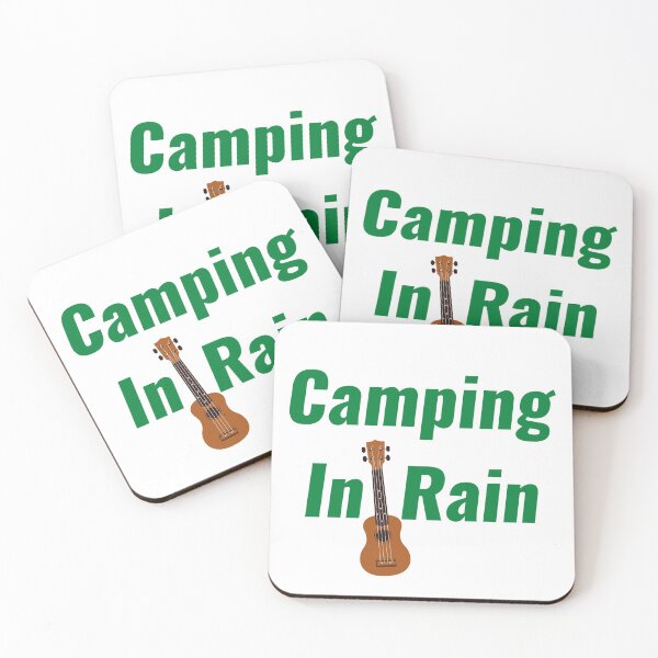 Item preview, Camping In Rain designed and sold by Chanchane Store.