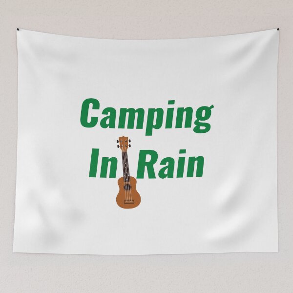 Item preview, Camping In Rain designed and sold by Chanchane Store.