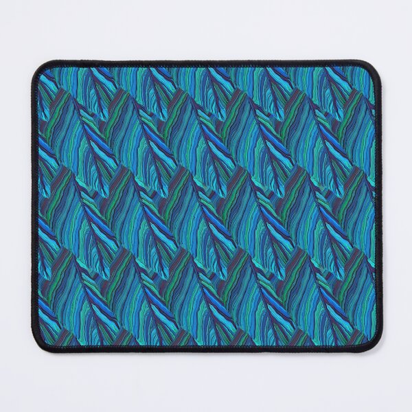 Item preview, Leaves abstract in blue shades designed and sold by MarionsArt.