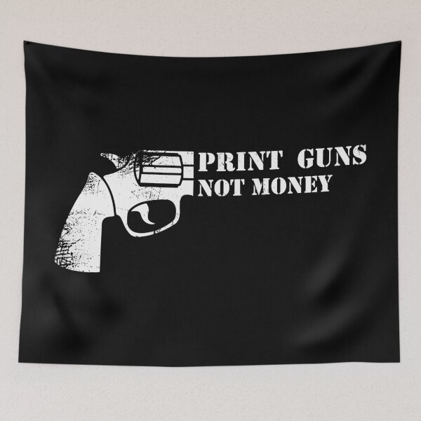 Item preview, Print guns not money #2 designed and sold by Achily.