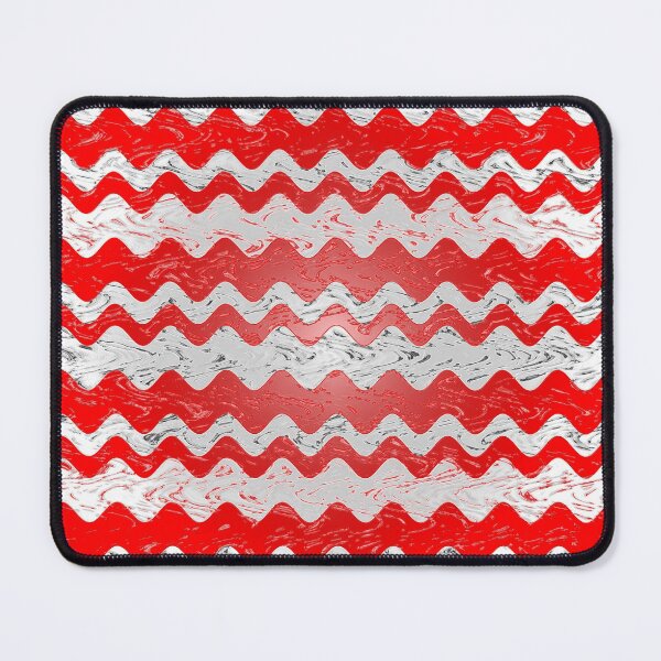 Item preview, Red White Stripe Patchy Marble Pattern designed and sold by MarkUK97.