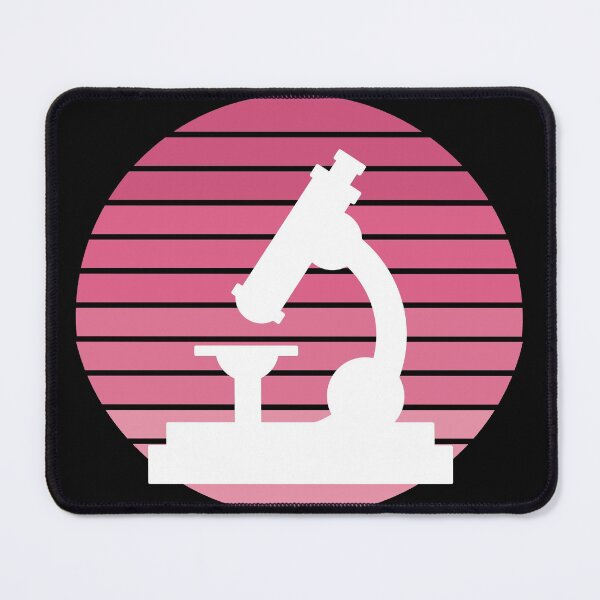 Item preview, PINK COLORS RETRO SUNSET MICROSCOPE SCIENCE designed and sold by Hippiesole.