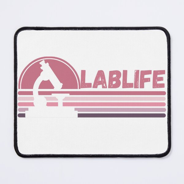 Item preview, PINK HORIZONTAL STRIPES HALF CIRCLE SUNSET LABLIFE Microbiology designed and sold by Hippiesole.