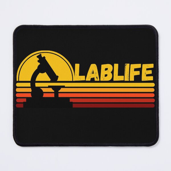 Item preview, YELLOW ORANGE HORIZONTAL STRIPES HALF CIRCLE SUNSET LABLIFE  Microbiology designed and sold by Hippiesole.
