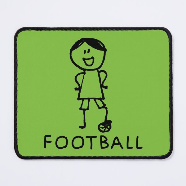 Item preview, Stick Peeps FOOTBALL kids kid children child active (black) designed and sold by SolidEarthArt.