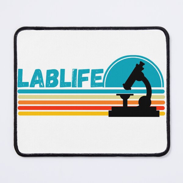 Item preview, RETRO HORIZONTAL STRIPES HALF CIRCLE SUNSET LABLIFE  Microbiology designed and sold by Hippiesole.