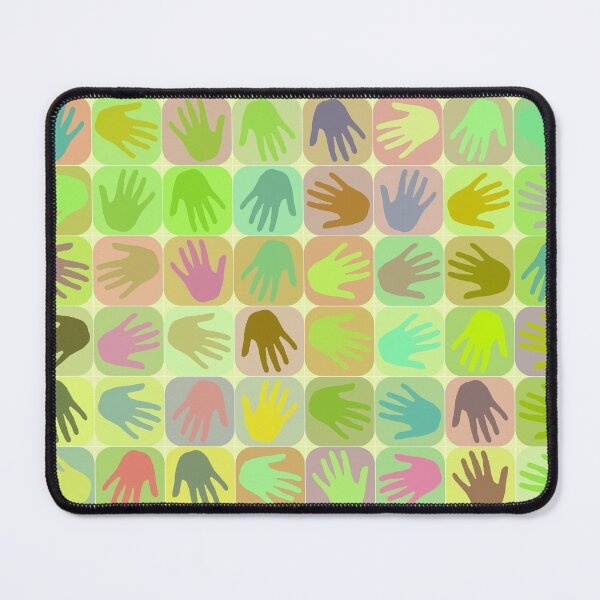 Item preview, Multicolored hands pattern designed and sold by Gaspar Avila.