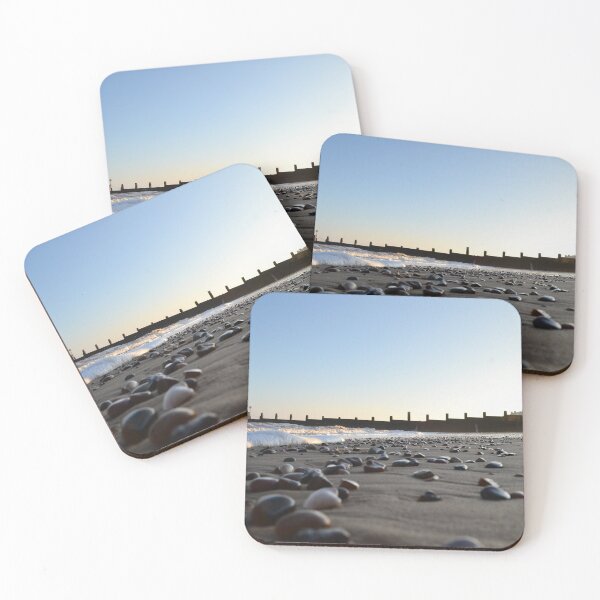 Item preview, Sunset golden hour Southwold beach designed and sold by Esther Hutchcroft.