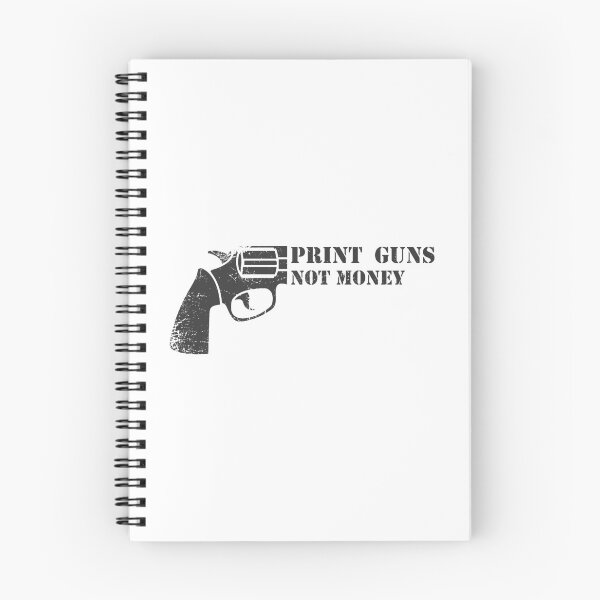 Item preview, Print guns not money #4 designed and sold by Achily.