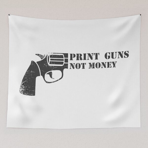 Item preview, Print guns not money #4 designed and sold by Achily.