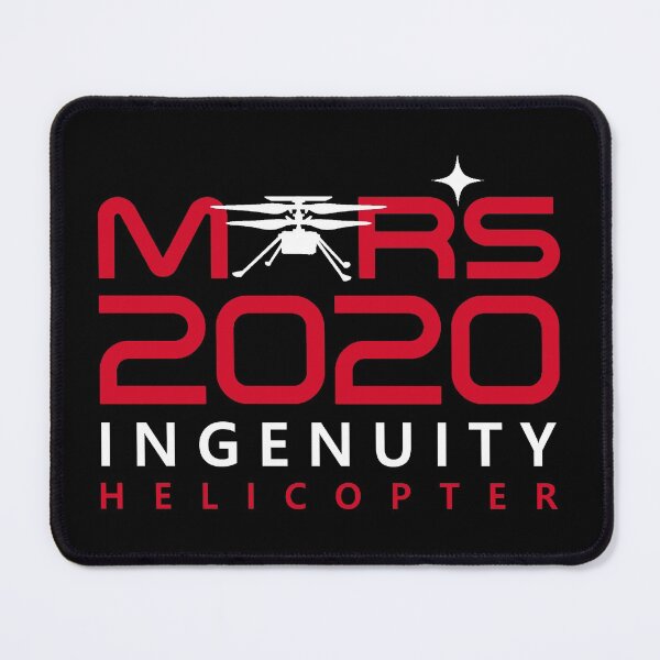 Item preview, Mars 2020 star Ingenuity helicopter Perseverance (white) designed and sold by SolidEarthArt.