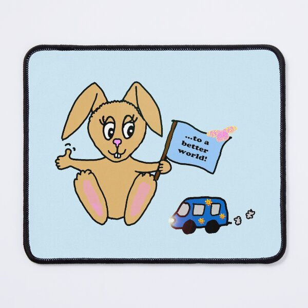 Item preview, Hitchhiking rabbit designed and sold by MarionsArt.