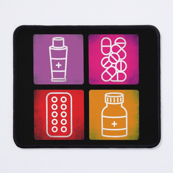 Item preview, Pharmacy icons in pink and orange designed and sold by Eenig.