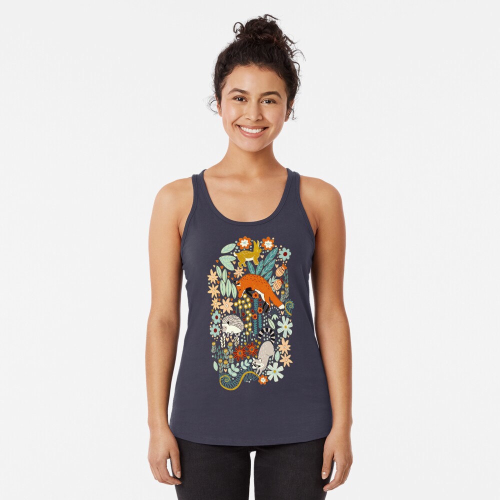 Vista previa del artículo con la obra «Camiseta con espalda nadadora», diseñado y vendido por TigaTiga.