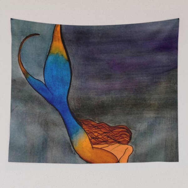 Item preview, Saved Mermaid designed and sold by LataArtStudio.