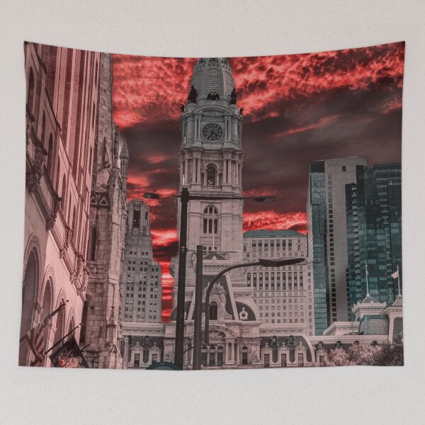 Item preview, City Hall Sunset designed and sold by Keystone-photos.
