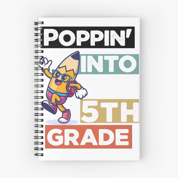 Item preview, Poppin' Into 5th Grade | Back To School designed and sold by befine01.