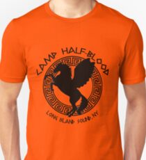 Camiseta unisex campamento mitad sangre