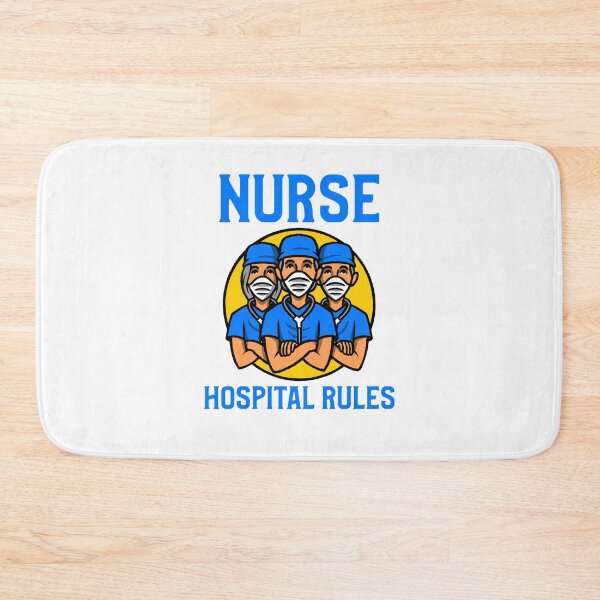 Item preview, Nurse Hospital Rules designed and sold by AtisanArt.