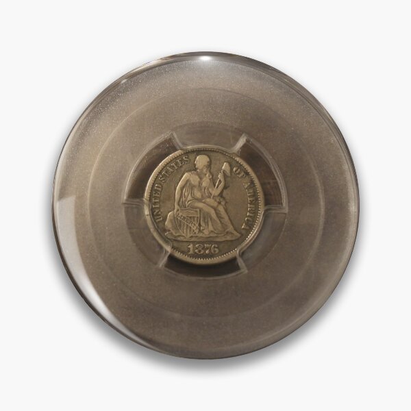 Item preview, 1876 CC 10C PCGS VF30 Seated Liberty Dime designed and sold by coinsxcrochet.