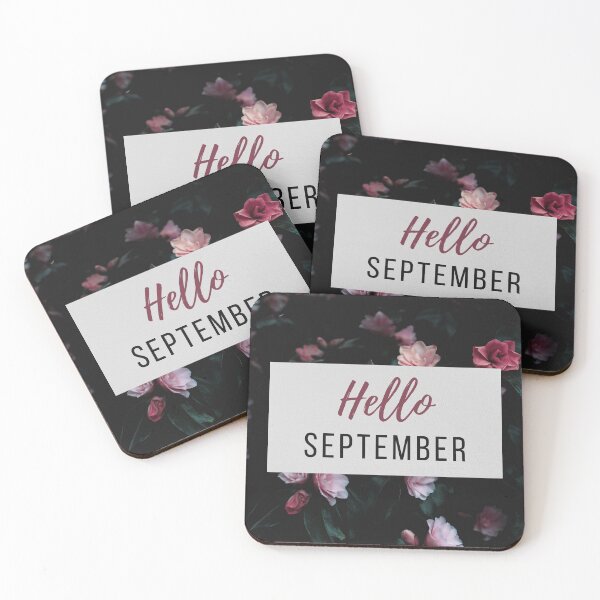 Item preview, Hello September - Flower Background designed and sold by JanviRamani.