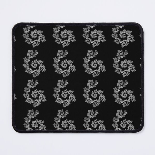 Item preview, Dancing flowers in white on black designed and sold by MarionsArt.
