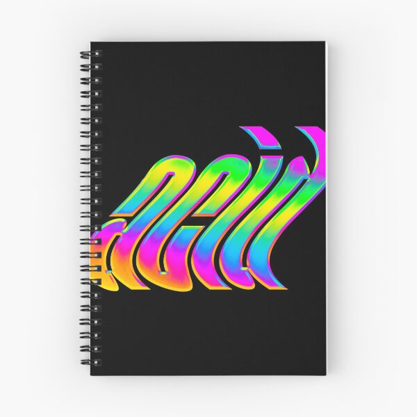 Item preview, ACID HOLOGRAPHIC | Psychedelic Drippy Typography designed and sold by FRESHTRASH.