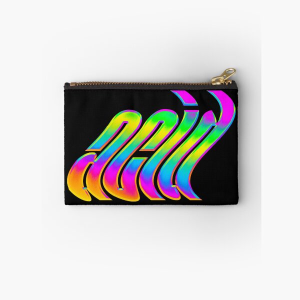 Item preview, ACID HOLOGRAPHIC | Psychedelic Drippy Typography designed and sold by FRESHTRASH.