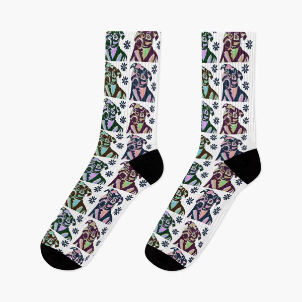Item preview, Colorful cute modern pug pattern designed and sold by Zendays.