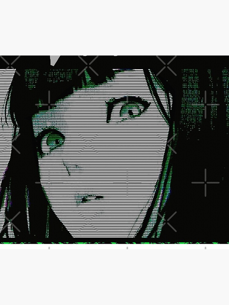 Vaporwave Cyberpunk Japanese Anime Style Girl by OWLvision33