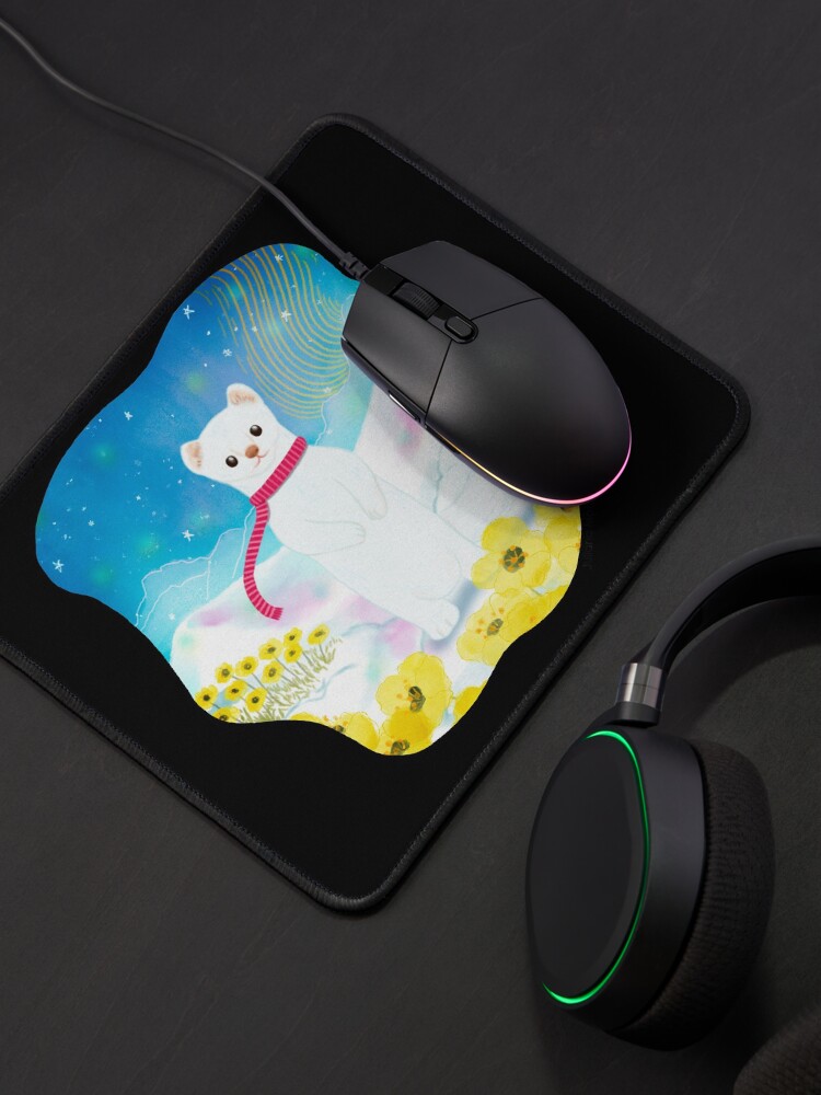 Alternate view of Arctic Wiesel Mouse Pad