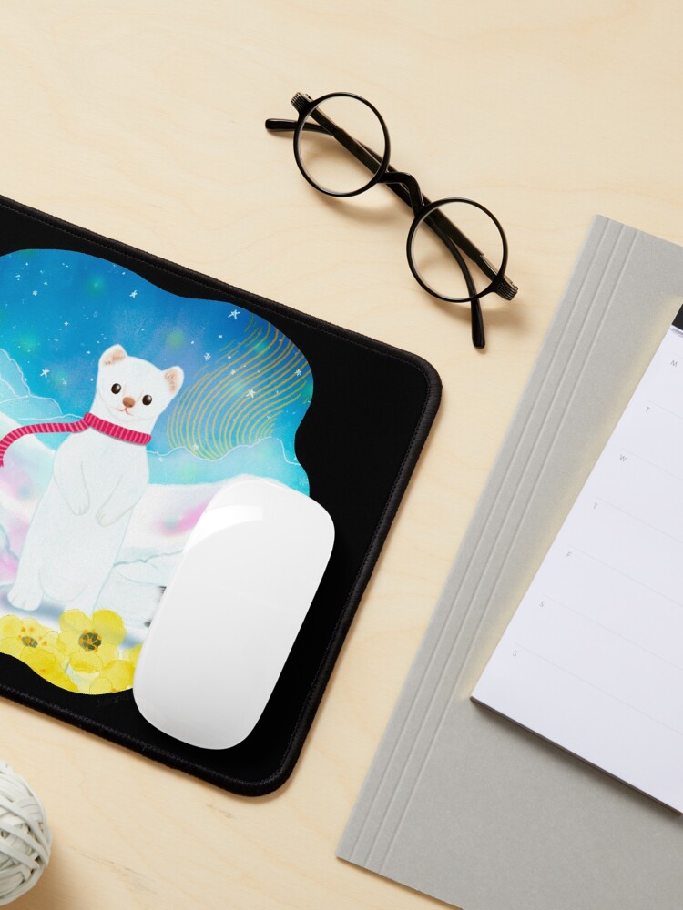 Alternate view of Arctic Wiesel Mouse Pad
