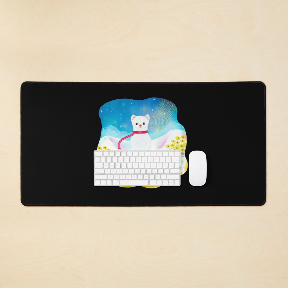 Arctic Wiesel Mouse Pad