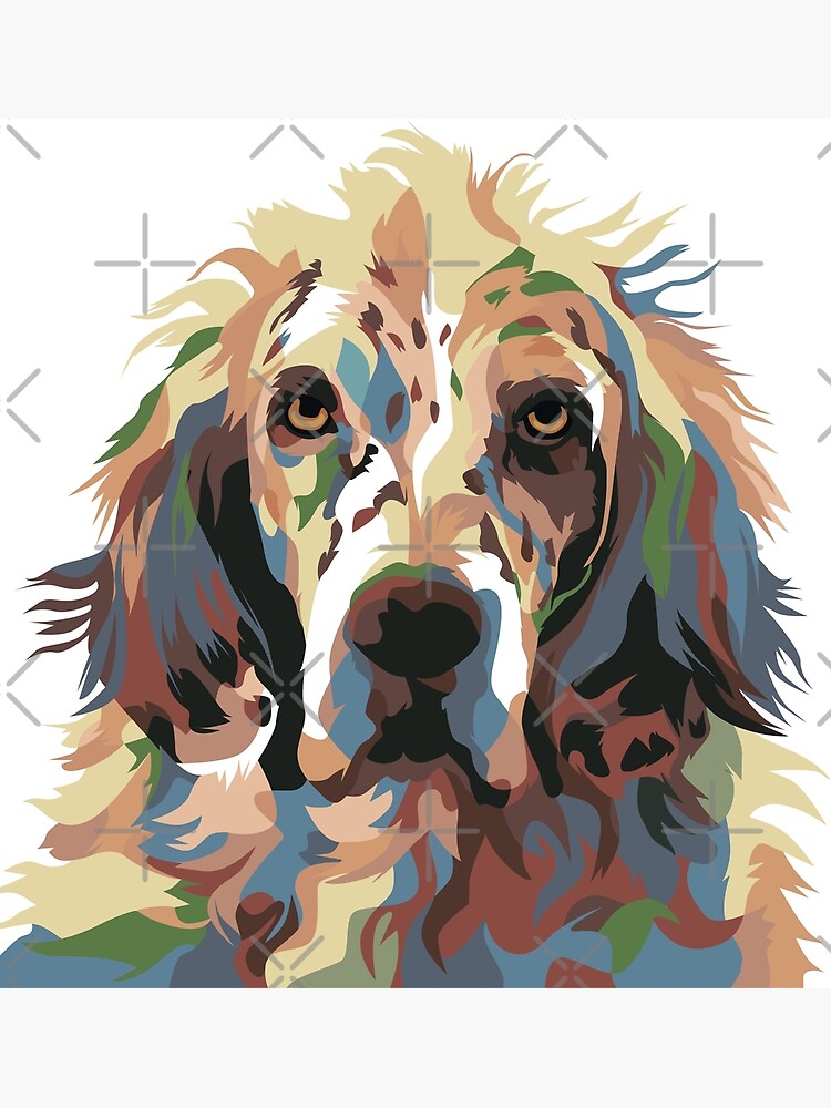 Thumbnail 2 of 2, Greeting Card, English Setter Dog designed and sold by colorpooch.