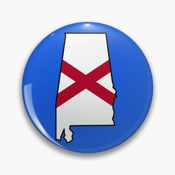 Item preview, U.S. STATE FLAGS/OUTLINES - ALABAMA designed and sold by WOOFANG.