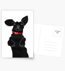 red collar Postcards