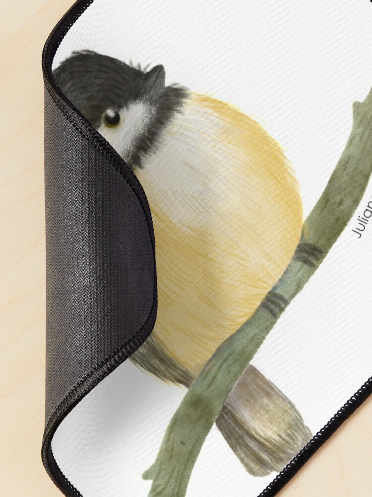 Alternate view of Black capped chickadee bird Mouse Pad