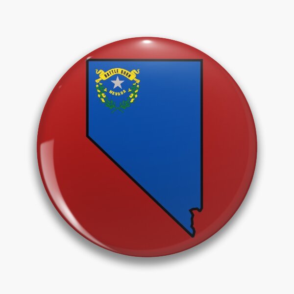 Artikelvorschau, US-STAATLICHE FLAGGEN / UMRISSE - NEVADA entworfen und verkauft von WOOFANG.