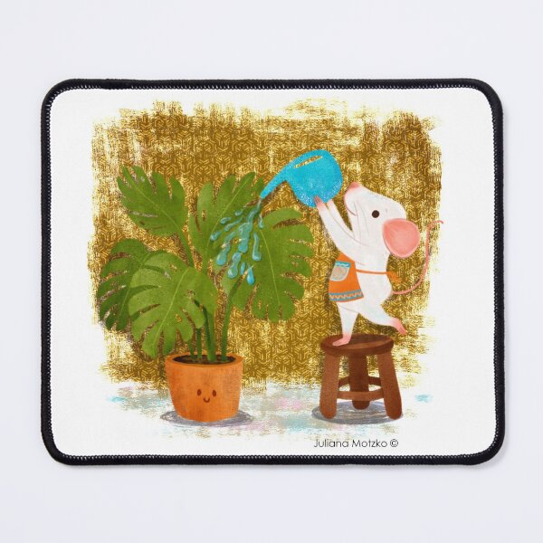 Item preview, Mice watering the plants designed and sold by julianamotzko.