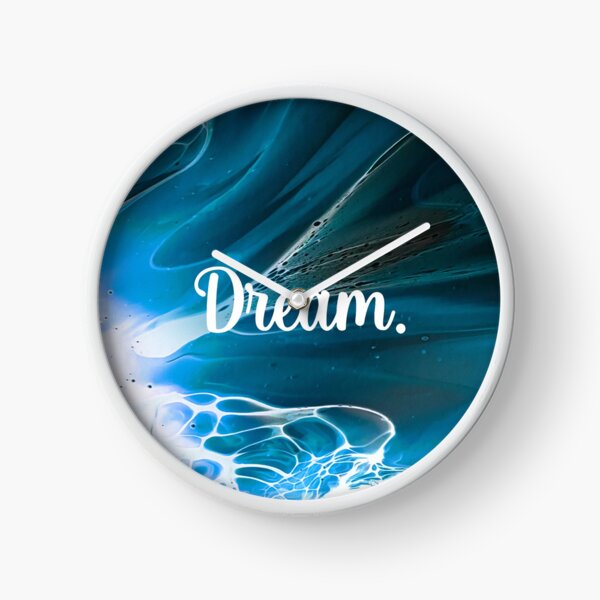 Item preview, Stunning Blue Fluid Art Acrylic Pour Dream Positive Affirmation  designed and sold by CrystalCoast.