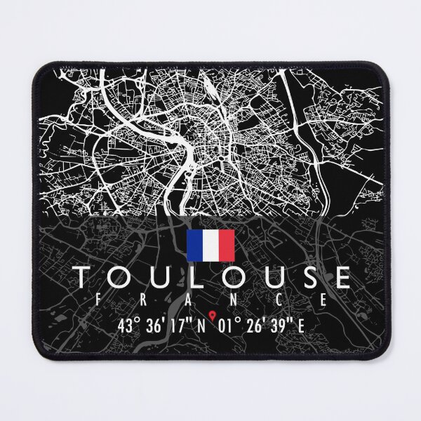 Item preview, TOULOUSE MAP FRANCE designed and sold by hatimelhag.
