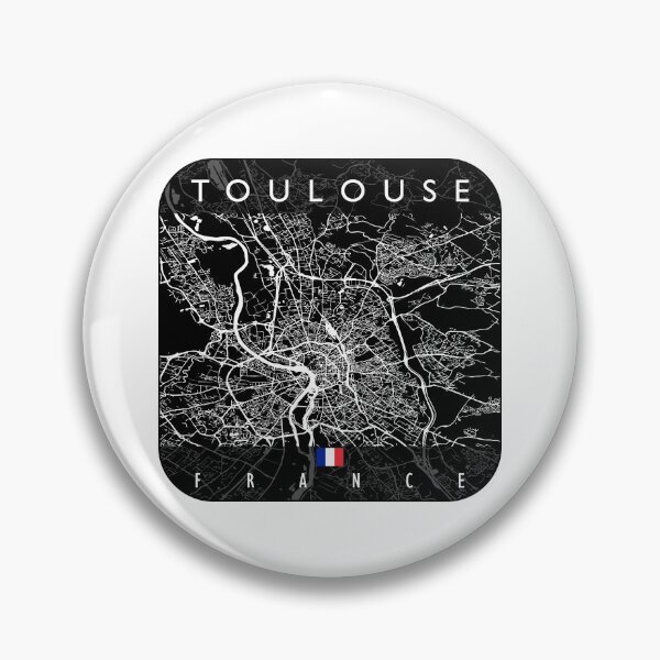 Item preview, TOULOUSE MAP FRANCE designed and sold by hatimelhag.